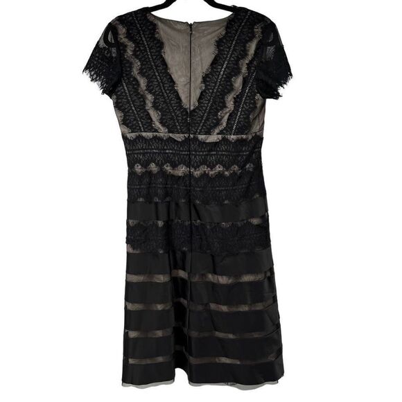 JS‎ Collections Black Lace V Neck Dress - Picture 1 of 11